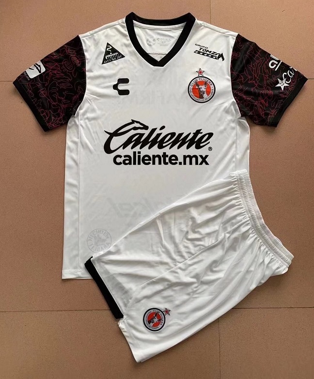 Kids-Tijuana 21/22 Away White Soccer Jersey